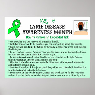 Hoe een Tick Education te verwijderen Poster