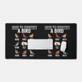 Hoe een vogel te identificeren Grappige vogel kijk Bureaumat (Keyboard & Muis)