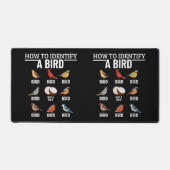Hoe een vogel te identificeren Grappige vogel kijk Bureaumat (Voorkant)