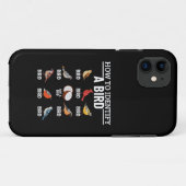 Hoe een vogel te identificeren Grappige vogelspott Case-Mate iPhone Case (Achterkant (horizontaal))