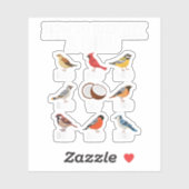 Hoe een vogel te identificeren Grappige vogelspott Sticker (Vel)