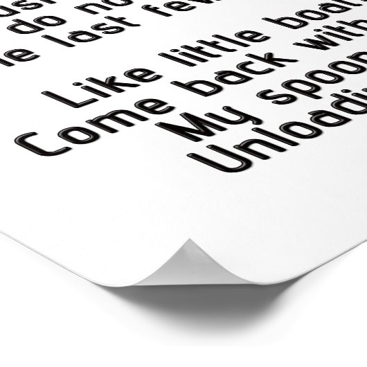 Hoe eet je soep? poster (Hoek)