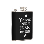 Hoe en een erlenmeyer van Rum, Pirate Heupfles (Rechts)