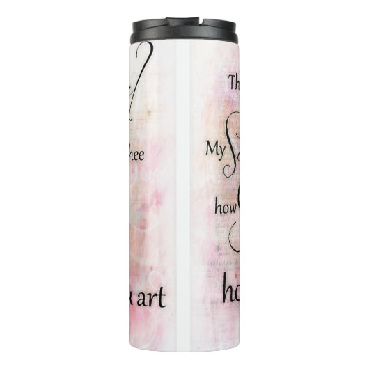 Hoe fantastisch je kunst thermosbeker (Achterkant)