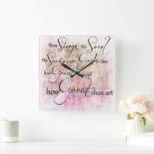 Hoe fantastisch je kunst vierkante klok (Huis)