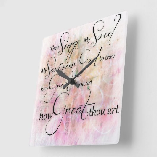 Hoe fantastisch je kunst vierkante klok (Hoek)