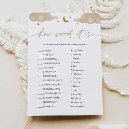 Hoe fijn is het dat het Snoep Bar Twinkle Star-spe Kaart