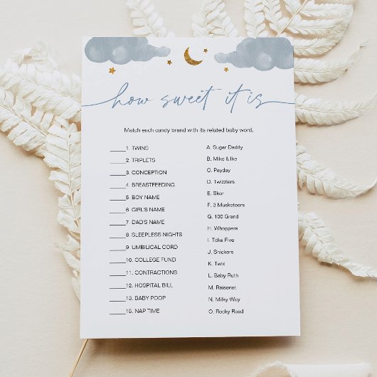 Hoe fijn is het dat het Snoep Bar Twinkle Star-spe Kaart