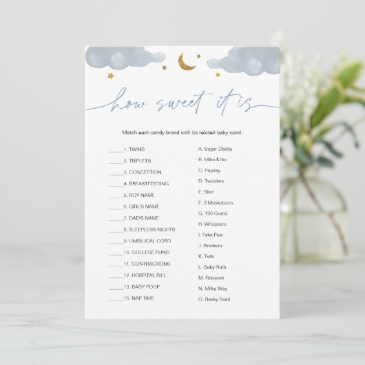 Hoe fijn is het dat het Snoep Bar Twinkle Star-spe Kaart (Staand voorkant)