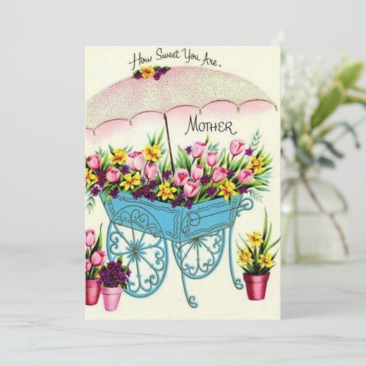 hoe fijn je bent Moederdag Holiday Kaart (Staand voorkant)