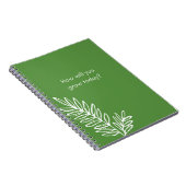 Hoe ga je vandaag groeien Notitieboek (Rechterzijde)