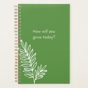Hoe ga je vandaag groeien Planner