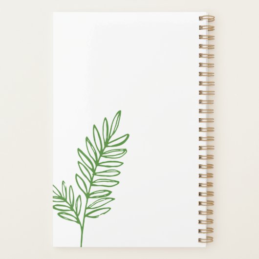 Hoe ga je vandaag groeien Planner (Achterkant)