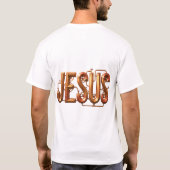 Hoe gaaf is dit? Een Jezus steampunk T-shirt (Achterkant)