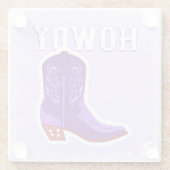 HOE GAAT HET Bar Glas Onderzetter Glazen Onderzetter (Achterkant)