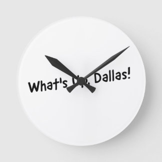 Hoe gaat het, Dallas! Tijdschriftklok Ronde Klok