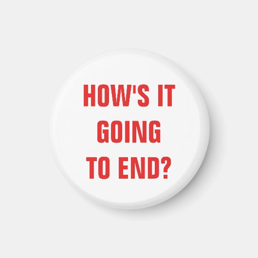 Hoe gaat het eindigen? Magneet (Voorkant)