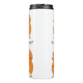 Hoe gaat het met Chicken Butt? | Funny Humor Thermosbeker (Achterkant)