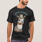 Hoe gaat het met de lama? t-shirt (Voorkant)
