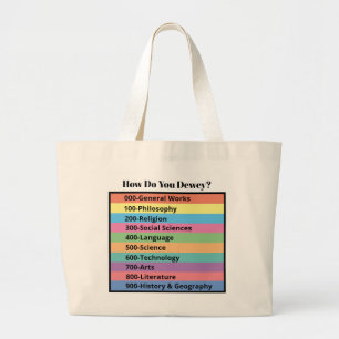 Hoe gaat het met Dewey? Grote Tote Bag