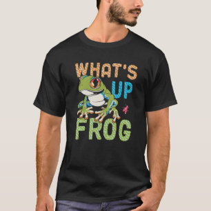 Hoe gaat het met Frog Dog Dawg Slang Colorful Tree T-shirt