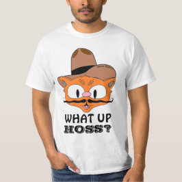 Hoe gaat het met Hoss? Land Cowboy Cat Señor Gato™ T-shirt