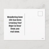 Hoe gaat het met je Briefkaart (Achterkant)