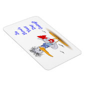 Hoe gaat het met je dag maffe grappige vogel zeeme magneet (Rechterzijde)