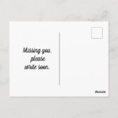 Hoe gaat het met je egel Briefkaart (Achterkant)