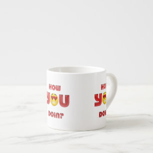 Hoe gaat het met je? espresso kop