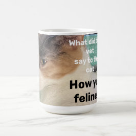 Hoe gaat het met je katachtige? koffiemok