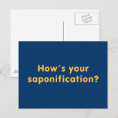 Hoe gaat het met je verzeping? briefkaart (Voorkant / Achterkant)