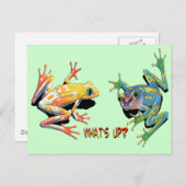 Hoe gaat het met kikkers? briefkaart (Voorkant / Achterkant)