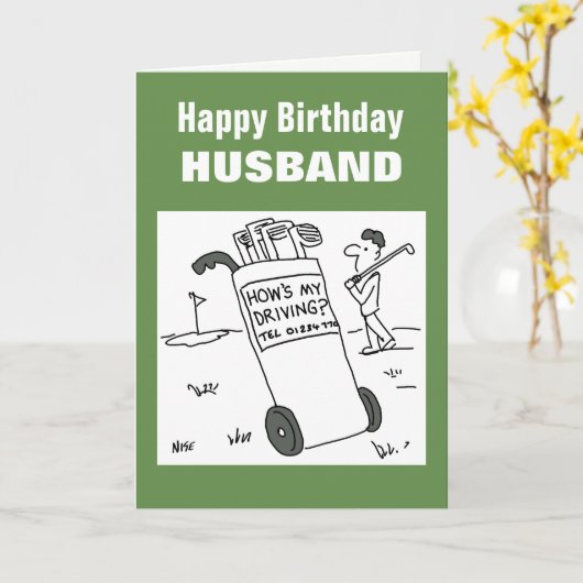 Hoe gaat het met mijn autorijden? Grappige Kaart (Gele Bloem)