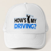 Hoe gaat het met mijn Golf Pun Trucker Pet (Voorkant)