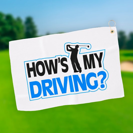 Hoe gaat het met mijn Golfwerkje? Golfhanddoek