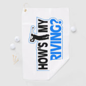 Hoe gaat het met mijn Golfwerkje? Golfhanddoek (Insitu)