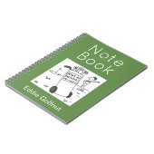 Hoe gaat het met mijn rijden? Funny Golf Kaart om Notitieboek (Linkerzijde)