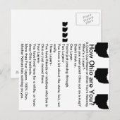 Hoe gaat het met Ohio? Briefkaart (Voorkant / Achterkant)