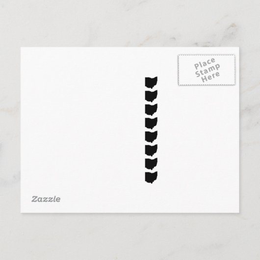 Hoe gaat het met Ohio? Briefkaart (Achterkant)