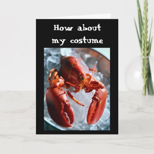 HOE GAAT HET OM MIJN COSTUME=HALLOWEEN KAART (Voorkant)