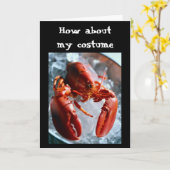 HOE GAAT HET OM MIJN COSTUME=HALLOWEEN KAART (Gele Bloem)