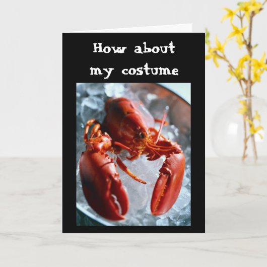 HOE GAAT HET OM MIJN COSTUME=HALLOWEEN KAART (Gele Bloem)