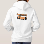 Hoe gaat het? Schattigee Funny Cat Pun voor Pet Lo Hoodie (Achterkant)
