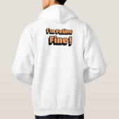 Hoe gaat het? Schattigee Funny Cat Pun voor Pet Lo Hoodie (Achterkant)
