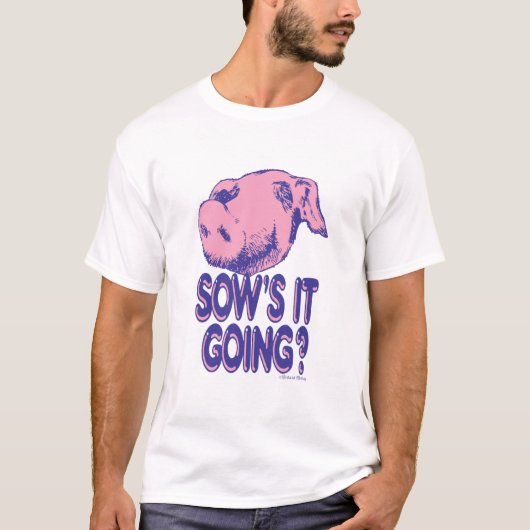 Hoe gaat het? t-shirt (Voorkant)