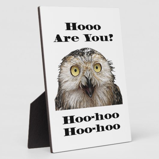 Hoe gaat het? Wie ben jij? Fotoplaat (Zijkant)