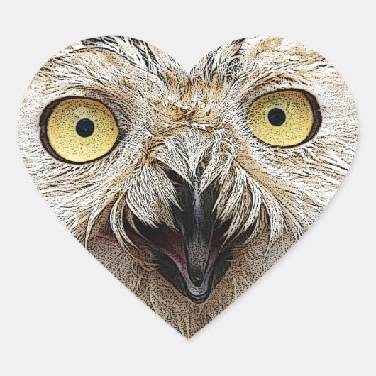 Hoe gaat het? Wie ben jij? Hart Sticker (Voorkant)
