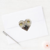 Hoe gaat het? Wie ben jij? Hart Sticker (Envelop)