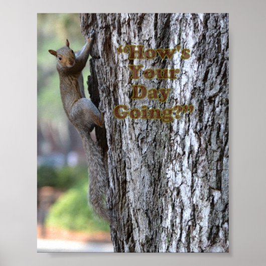 Hoe gaat je dag? poster (Voorkant)